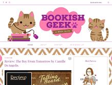 Tablet Screenshot of bookishgeek.com